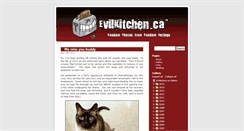 Desktop Screenshot of evilkitchen.ca