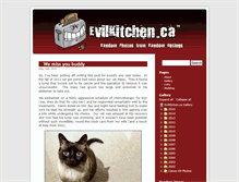 Tablet Screenshot of evilkitchen.ca
